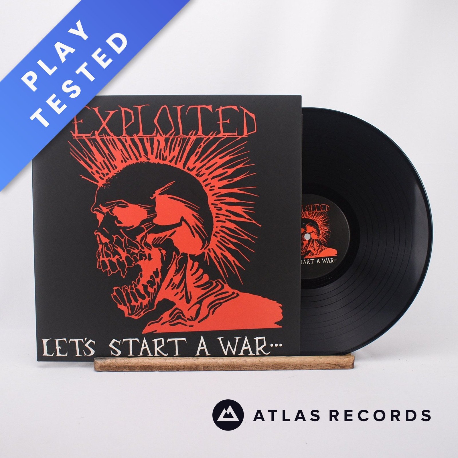 The Exploited Let's Start A War... ...Said Maggie One Day LP Vinyl - NM/EX