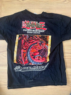 Vintage Yu-Gi-Oh Hobby League Champ T-Shirt  Slifer the Sky Dragon Upperdeck TCG