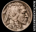 1923-S Buffalo Nickel- Very Fine- Semi Key Better Date No Reserve #J6643