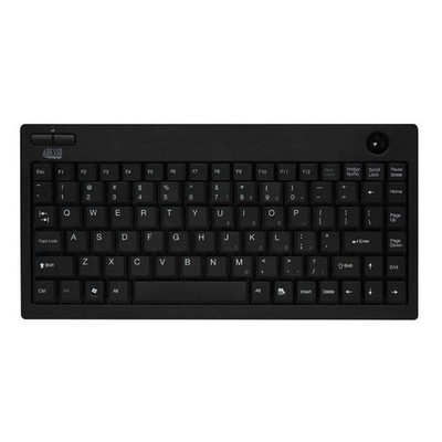 Wireless Mini Trackball Keyboard 87-Key Compact 800 DPI 2.4GHz USB 30ft Range