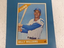 1966 TOPPS #580 BILLY WILLIAMS CHIGACO CUBS HOF EX-MT SET BREAK
