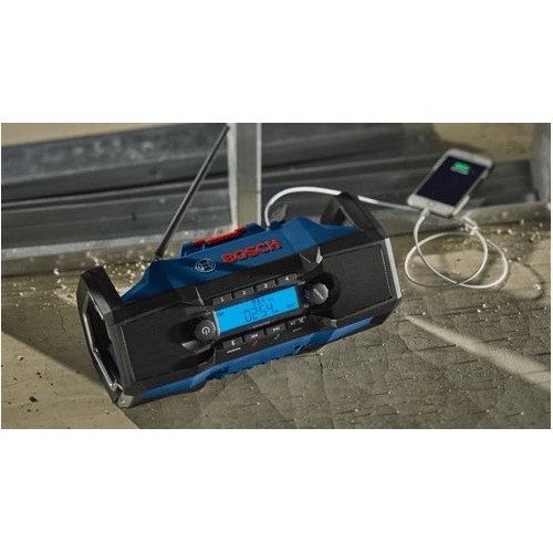 Bosch GPB18V-2CN-RT 18V Cmpct Jobsite Radio Bluetooth 5.0 Certified Refurbished