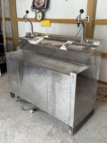 Vintage Bastian Blessing Stainless Steel Soda Fountain 