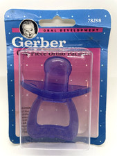 Gerber One Piece Ortho Baby Pacifier Binky Vintage 1999 VTG Rare