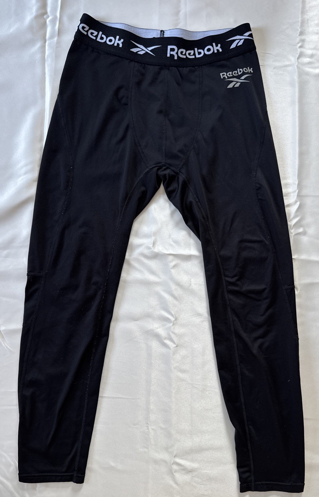 Reebok Active Fitted Black Compression Pants Legg… - image 1