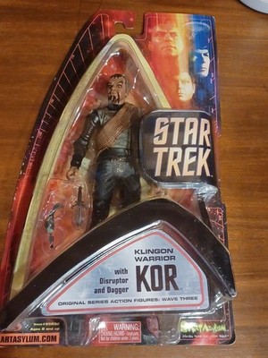 Star Trek Original Series Klingon Warrior Kor Action Figure NEW 2004 Art Asylum