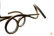 Leuchten Direkt LED-Pendelleuchte Curls Hängelampe Deckenlampe LED messing m414