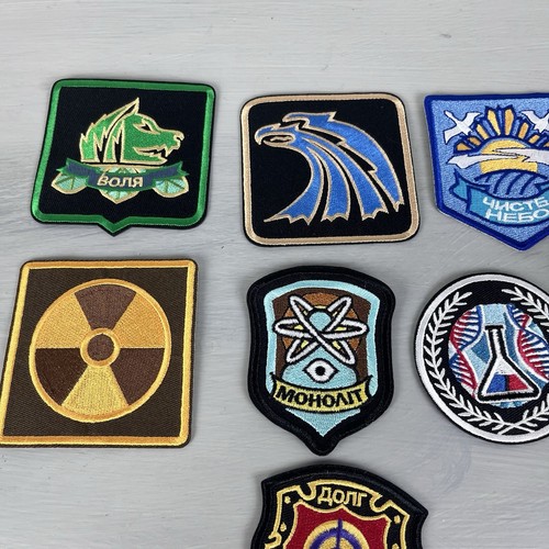 New S.T.A.L.K.E.R. Legacy Collectors Chest Gamefound 7 Iron On Patches Awaken - Picture 4 of 12