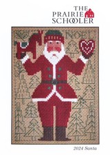 2024 Santa by Prairie Schooler cross stitch pattern