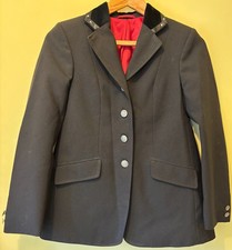 Black Caldene Show Jacket - children, girls - size MAIDS 32 - never worn