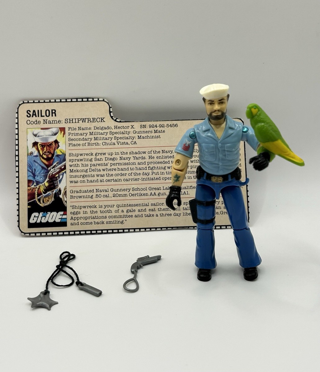 Figurine GI Joe Faucon (Falcon) Hasbro 1985 - Avec Fichier - Occasion