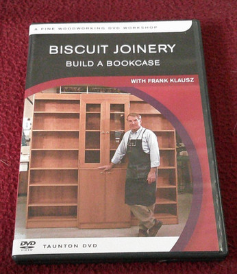 Biscuit Joinery: Build a Bookcase w/ Frank Klausz DVD Fine Woodworking Workshop