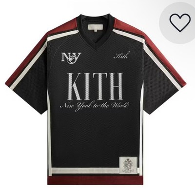 NEW WITH TAGS KITH SIZE LARGE NY to the World Black Mesh Leon