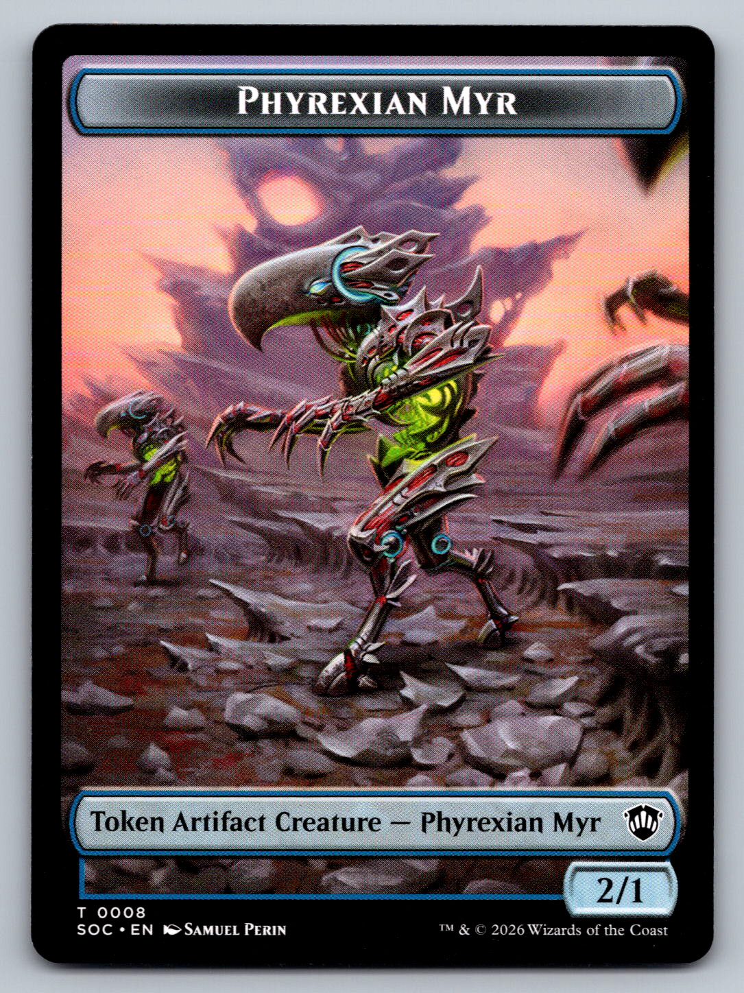 Phyrexian Myr T 0008 // Elemental T 0021 Secrets of Strixhaven Regular