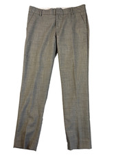 Banana Republic Women's 4S Martin Fit Taupe Heather Ankle Pants Preppy Career