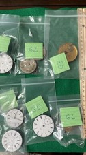 GROUPING POCKET WATCH PARTS, ELGIN, WALTHAM, HAMILTON, LONGINES, VARIETY, PARTS