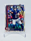 2025 Topps Chrome  Football #306 Jaxson Dart Ray Wave Refractor New York Giant