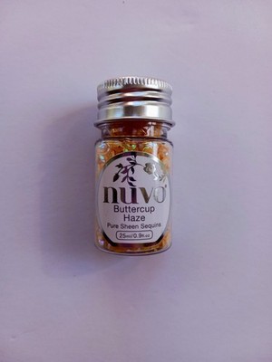 Nuvo - Pure Sheen Sequins - Buttercup Haze - 25 ml - NEW
