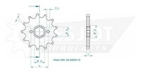 Ritzel Honda - 520 - 13 ZäHne - ÄHnlich JTF329 - Hergestellt In Deutschland
