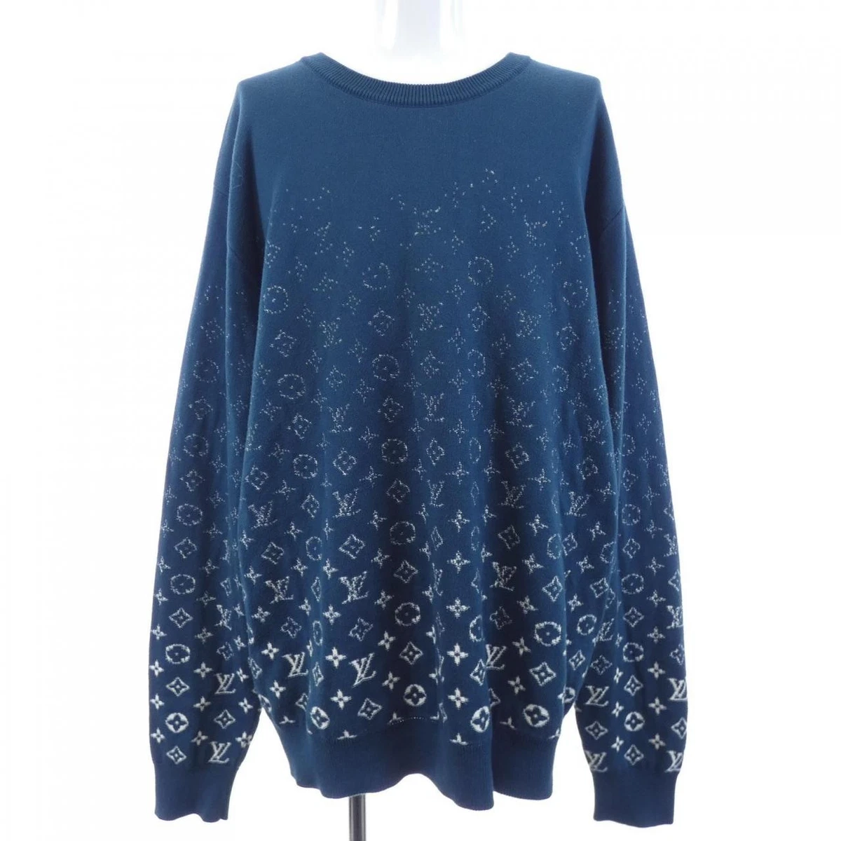 Louis Vuitton Blue Crew Neck Sweaters for Men for sale | eBay