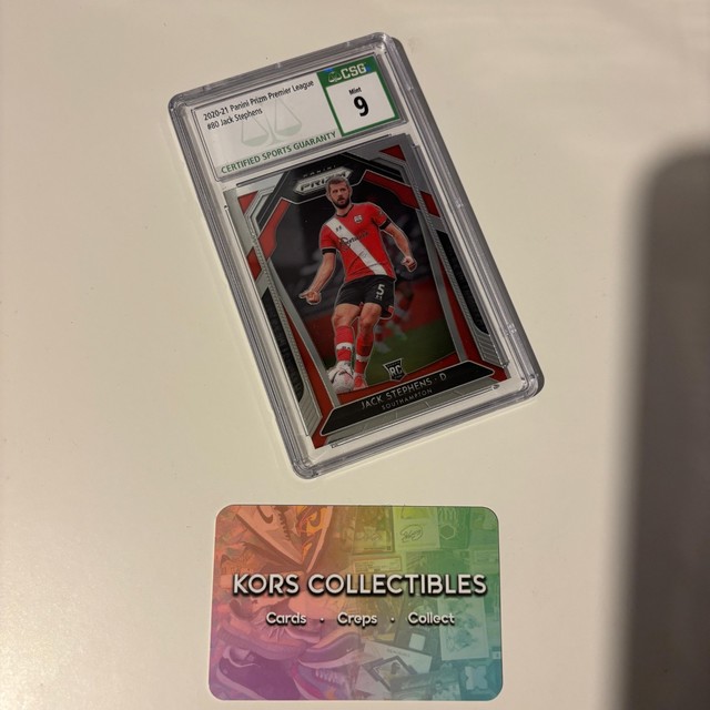 Southampton JACK STEPHENS RC ROOKIE GRADED CSG 9 - 2020/21 PANINI PRIZM