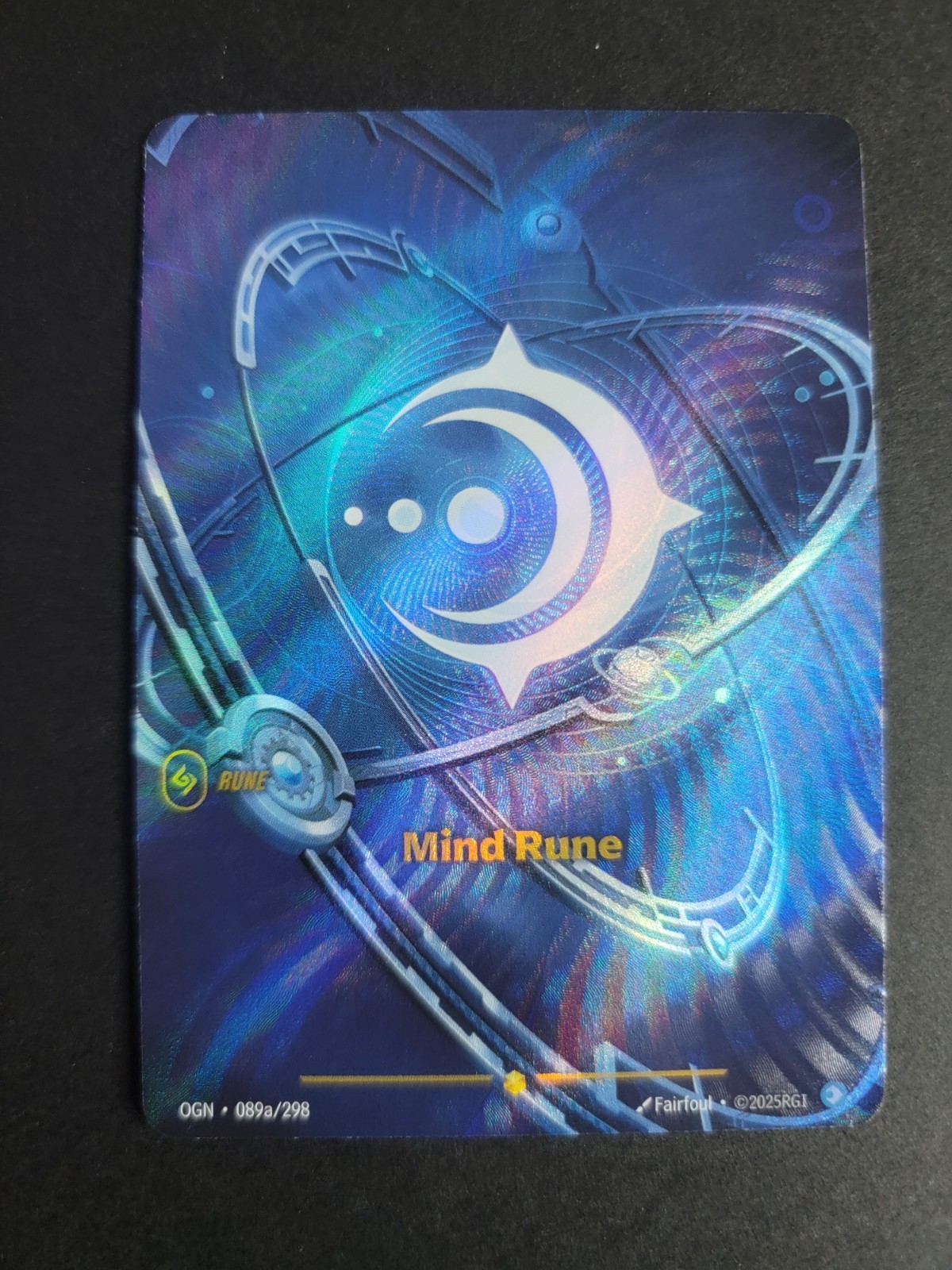 Mind Rune (Alternate Art) 089a/298 Showcase Riftbound Origins