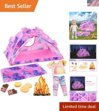 Deluxe 18-Inch Doll Camping Tent Set with Accessories – Best Gift for Kids