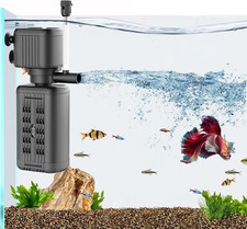 40-150 Gallon Internal Aquarium Filter, 4-In-1 Submersible Power Fish Tank Filte