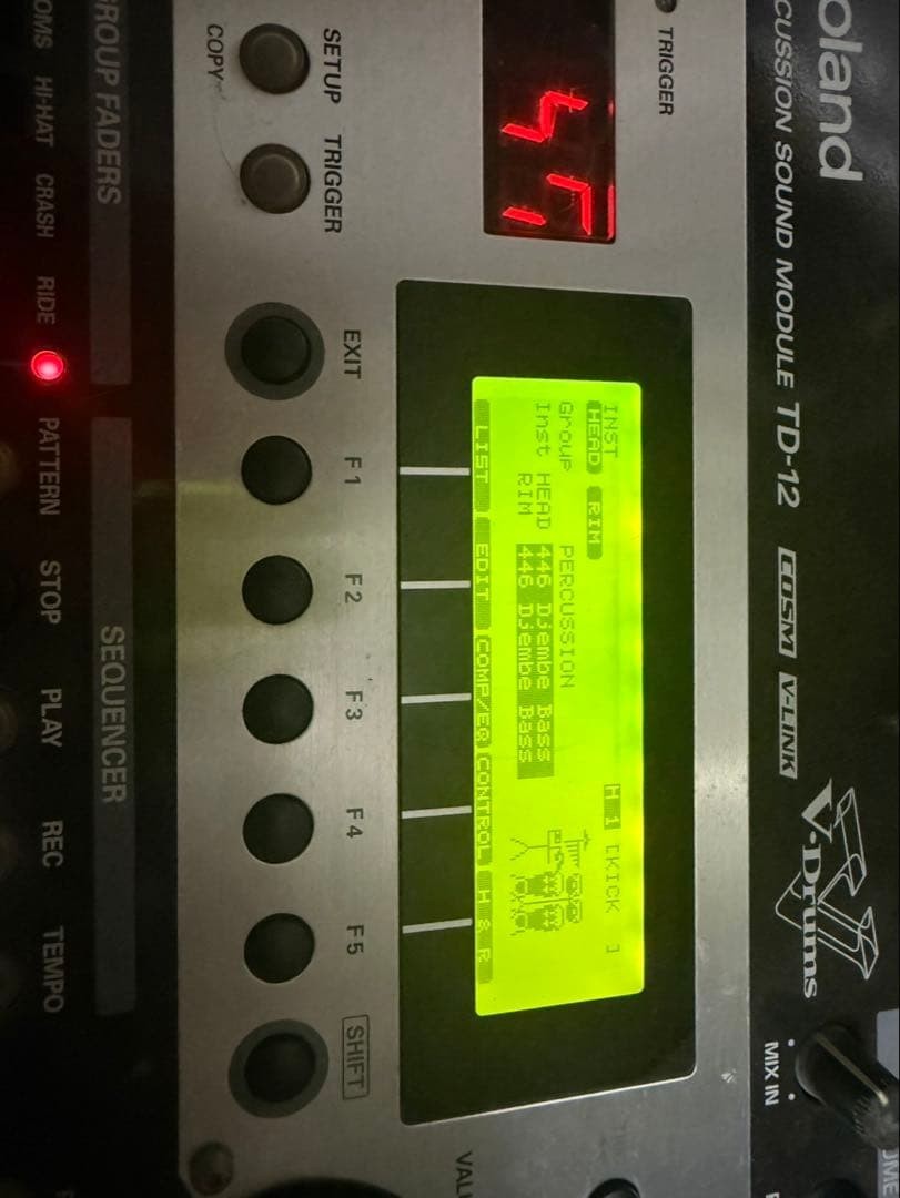 JUNK Roland TD-12 Electronic Drum sound Module | eBay