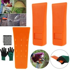 3Pcs Plastic Tree Felling Wedges Logging Cutting Cleaving Chainsaw Wedge Tools