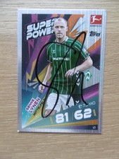 Senne Lynen autograph signed trading card Topps Bundesliga Werder Bremen 25/26