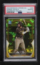 2023 Bowman Chrome Sapphire Edition Yellow 39/50 Samuel Zavala PSA 10 15tx