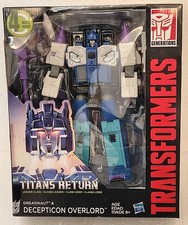 Transformers 2016 TItans Return Decepticon Overlord & Dreadnaut Leader Class 12