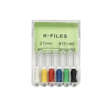 K Files Dental Endo K-Files 25mm Root Canal Hand Use Files Stainless Steel