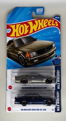 HOT WHEELS 2025 '89 MERCEDES-BENZ 560 SEC AMG WILD WIDEBODY Blue