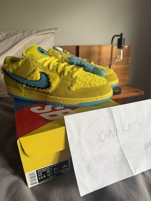 Size 12 - Nike Dunk Low SB x Grateful Dead Yellow Bear