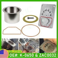 Air Compressor Cylinder Sleeve & Ring Kit&ZAC0032 Valve Plate Kit For Craftsman