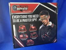SuperSpies Secret Agent Spymaster Kit - Kids Spy Gear Detective Ninjas Cosplay