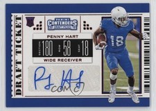 2019 Panini Contenders Draft Picks College Ticket Red Foil Penny Hart Auto 05l9