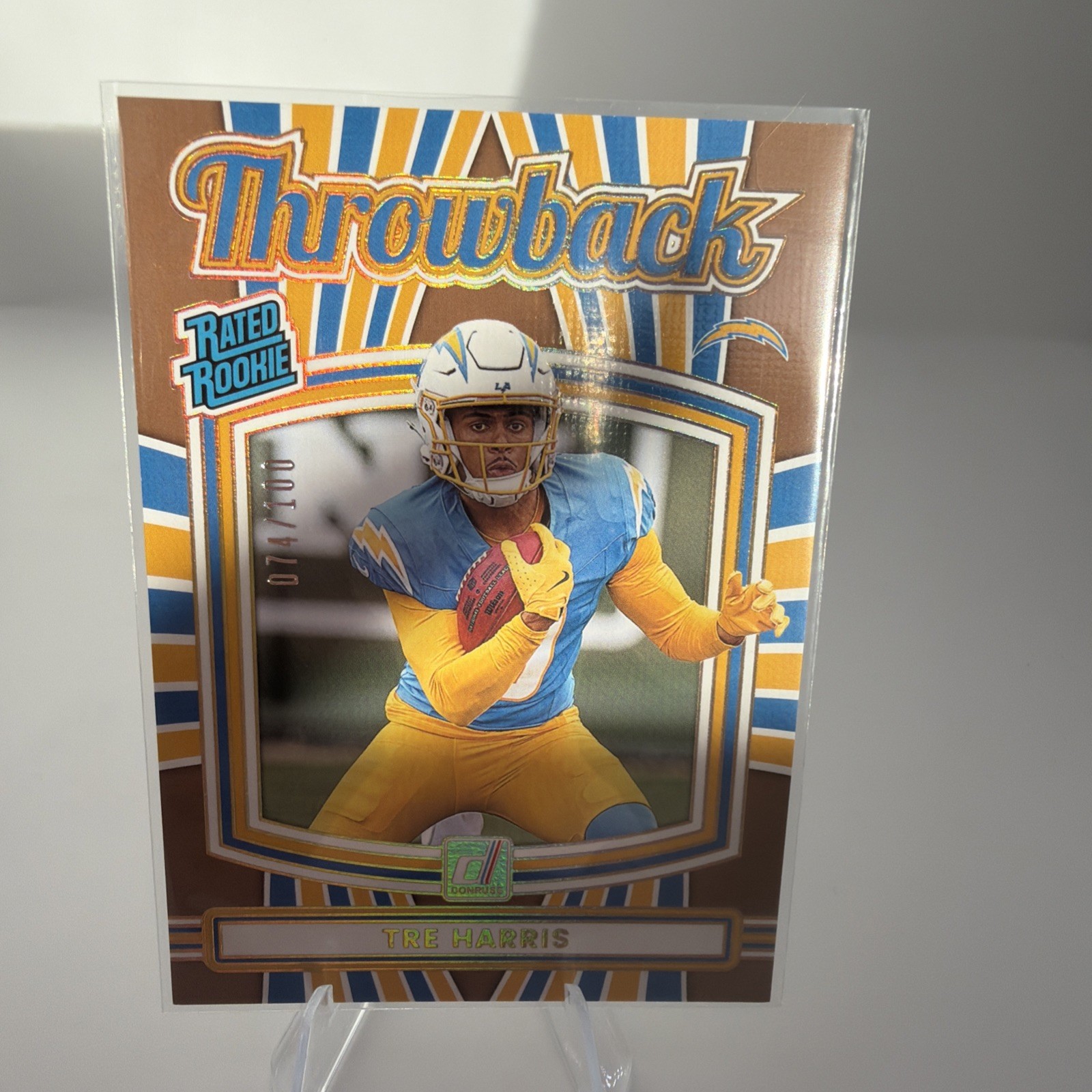 Tre Harris Rated Rookie 2025 Donruss Rated Rookies Throwback Studio Series /100