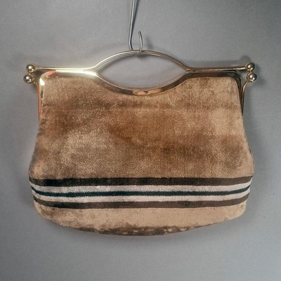 Vintage GLC Samt-Handtasche, 1960/70er Jahre, Roberta di Camerino Stil