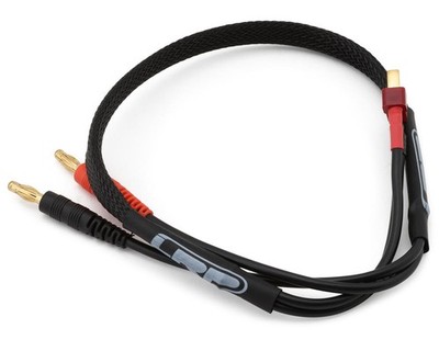 LRP Universal Charging Lead (500mm) (Male T-Style to 4mm Bullet) [LRP499204]