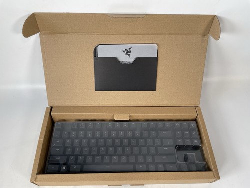 Razer BlackWidow Lite Wired TKL Mechanical Gaming Orange Switch Keyboard NEW - Picture 2 of 10