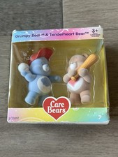 Care Bears Grumpy Bear  Tenderheart Bear Baseball 2.5" Sports Flocked Figures