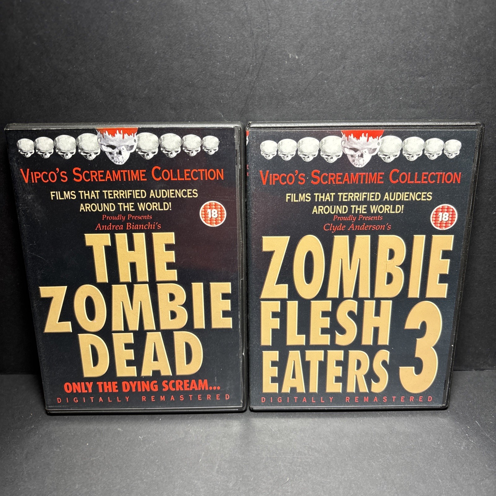 Zombie Flesh Eaters 3 & The Zombie Dead DVD Horror Vipco's Screamtime