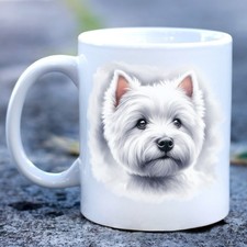 West Highland White Terrier Mug, Westie, Pet Dog - Gift, Birthday, Christmas