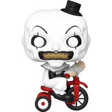 Terrifier Art El Payaso Con Bicicleta #1591 Funko Pop Películas Vinilo Figura Terror Sla