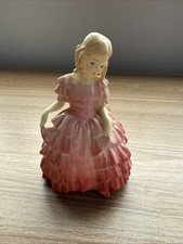 ROYAL DOULTON FIGURINE ROSE HN1368  FIRST EDITION 4.5"  TALL PINK  1930