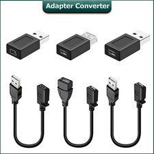 USB2.0 A  USB Micro  USB Mini Male to Female Adapter Converter Extension Cable