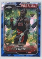 2024-25 Topps Chrome Sapphire Edition Clyde Drexler #30 HOF 1b30